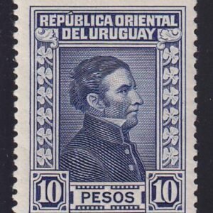 Uruguay Unused LH VF 10 Peso Key Value