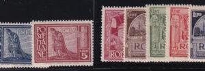 Italy-Aegean Islands-Rhodes Mint H F-VF Complete Set