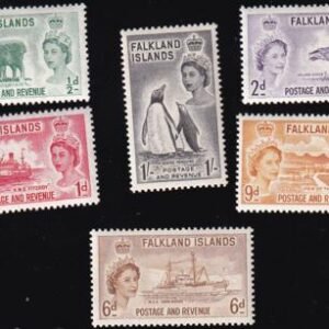 Falkland Islands 122-127 LH F-VF