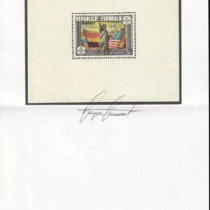 Spain C97c Unused H VF But Tiny Thin Speck In Margin Sismondo Cert