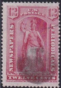 US PR16 Newspaper Used F Black Handstamp Cancel