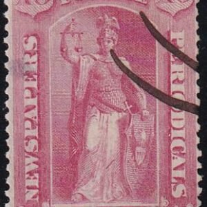 US PR19 Newspaper Used F Pen Cancel As Priced - Small Thin