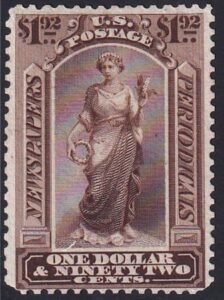 US PR24 Newspaper Mint Just F No Gum Minor Perf Flaws