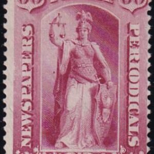 US PR86 Newspaper Mint Just F No Gum Deep Shade