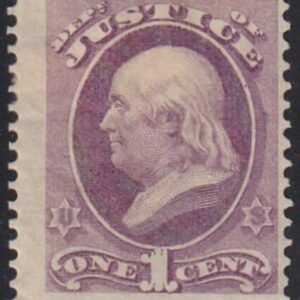 US O25 Officials Mint H F Wide Left Margin