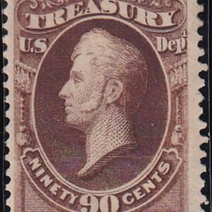 US O82 Officials Mint F-VF Very Faint Vertical Crease Visibl In Fluid Only