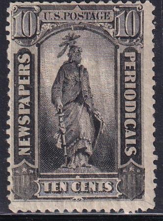 INV-23503itExt_93b6f225-99ba-4fe3-9f3e-766ad43cdc9d US PR62 Newspaper Stamps Mint H F Crackly OG, Gum Crease