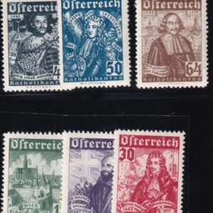Austria B112-17 Mint NH VF