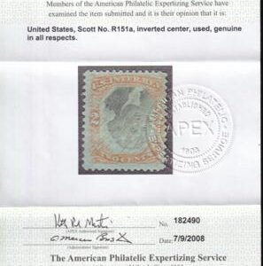 US R151a Used F+ APS Cert. Light M/S Cancel De-Oxydre