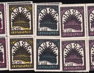 Italy Rhodes C1a-C4a VF+ NH Blocks 1935 Airmail