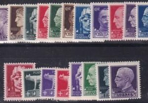 Italy 213 - 231 F-VF NH  1929 - 42 Set of 21