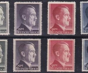 Germany 1M-5M Hitler Heads NH F-VF Set of 8