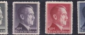 Germany 1M-5M Hitler Heads NH F-VF Set of 4