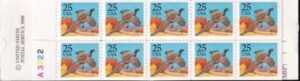 US Booklet BK159 Mint NH VF Plate #3222