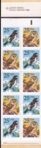 US Booklet BK160 Mint NH VF Plate #5453 Scarce!