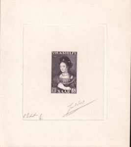 Saar B115 Proof MI 376P XF Sepia Signed Artist Proof "1. Etct" 1st State