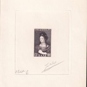 Saar B115 Proof MI 376P XF Sepia Signed Artist Proof "1. Etct" 1st State