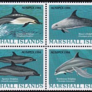 US 54-57 Trust Territories Marshall Islands NH VF Dolphins