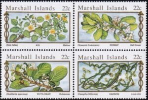 US 91-94 Trust Territories Marshall Islands NH VF Medicinal Plants