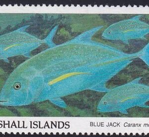 US 184 Trust Territories Marshall Islands NH VF $10 Fish Definitive