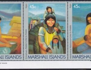 US 213-15 Trust Territories Marshall Islands NH VF Alaska 30th Anniversary