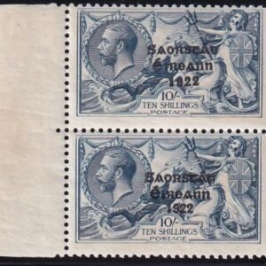 Ireland 79a Mint NH F+ Left Margin Setenent Pair Wide + Narrow Dates