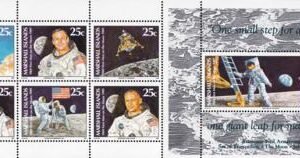 US 232-38 Trust Territories Marshall Islands NH VF Moon Landing Booklet Plane