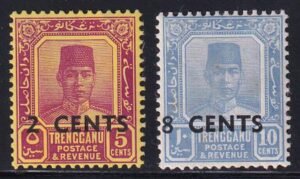 Malaya-Trenegnau 45-6 Mint NH F-VF
