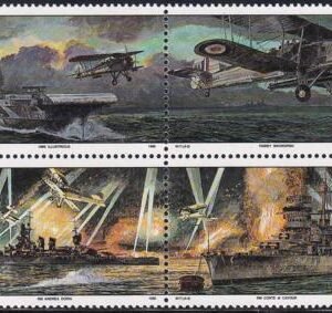 US 267-70(W17) Trust Territories Marshall Islands WWII Anniversaries NH VF Battle Of Taranto