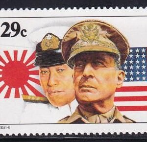 US 299(W33) Trust Territories Marshall Islands WWII Anniversaries NH VF Japan Takes Rabaul