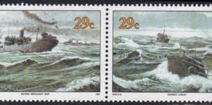 US 318-19(W46) Trust Territories Marshall Islands WWII Anniversaries NH VF Convoy