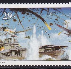 US 324(W51) Trust Territories Marshall Islands WWII Anniversaries NH VF Battle Of Eastern Solomons
