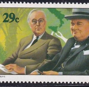 US 329(W55) Trust Territories Marshall Islands WWII Anniversaries NH VF Casablanca Conference