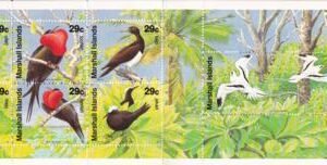 US 400-06a Trust Territories Marshall Islands NH VF Birds Booklet Pane