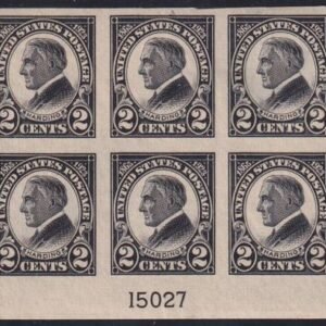 US 611 Modern Mint VF Plate Block