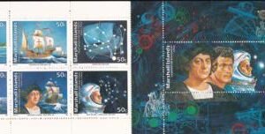 US 418-24 Trust Territories Marshall Islands NH VF Discovery Booklet Pane