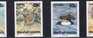US 430-33 Trust Territories Marshall Islands NH VF 9¢/45¢ Birds