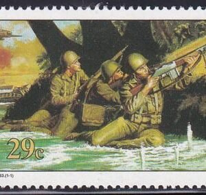 US 473(W63) Trust Territories Marshall Islands WWII Anniversaries NH VF Landing At Bougainville