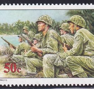 US 474(W64) Trust Territories Marshall Islands WWII Anniversaries NH VF Invasion Of Tarawa
