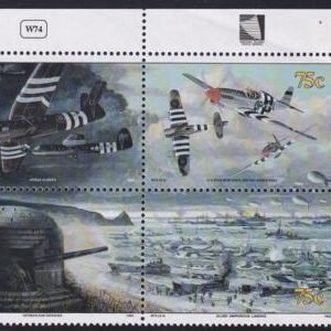 US 485-88(W74) Trust Territories Marshall Islands WWII Anniversaries NH VF D-Day Landing