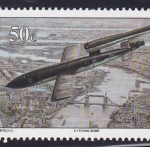 US 489(W75) Trust Territories Marshall Islands WWII Anniversaries NH VF V-1 Bomb Strikes Britain