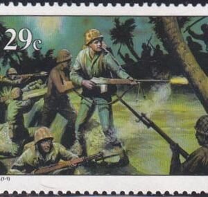 US 490(W76) Trust Territories Marshall Islands WWII Anniversaries NH VF Landing On Saipan