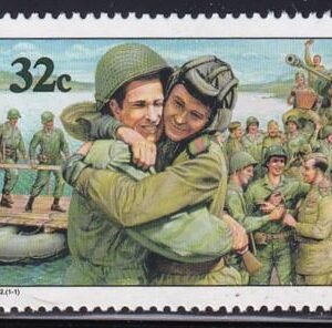 US 510(W92) Trust Territories Marshall Islands WWII Anniversaries NH VF US/USSR Troops Link
