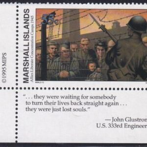 US 512(W94) Trust Territories Marshall Islands WWII Anniversaries NH VF Concen. Camps Liberated