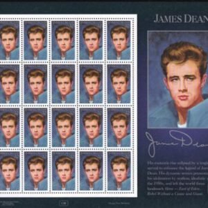 US 610 Trust Territories Marshall Islands NH VF James Dean Full Sheet