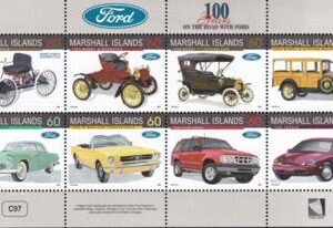 US 611 Trust Territories Marshall Islands NH VF Ford 100th Ann. S/S