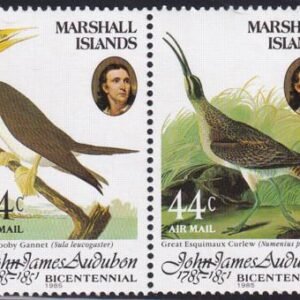 US C1-2 Trust Territories Marshall Islands Airmail NH VF Audubon (1985)