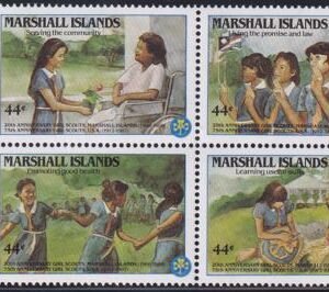 US C9-12 Trust Territories Marshall Islands Airmail NH VF Girl Scouts(1986)