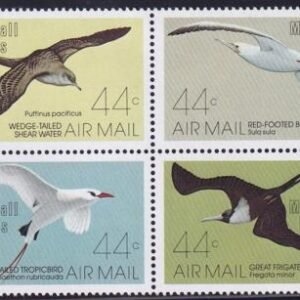 US C13-16 Trust Territories Marshall Islands Airmail NH VF Marine Birds(1987)