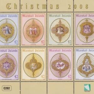 US 931 Trust Territories Marshall Islands NH VF Christmas M/S